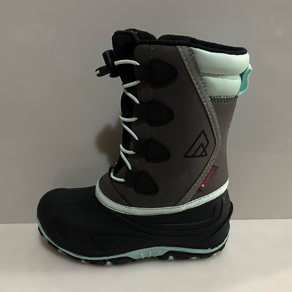 New Girls Ripzone Black Grey Winter Boots - Size 11K (-40 to -50)